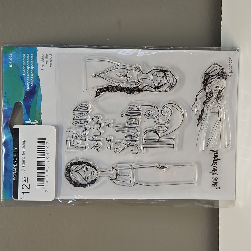 Friendship Clear Stamps by Jane Davenport